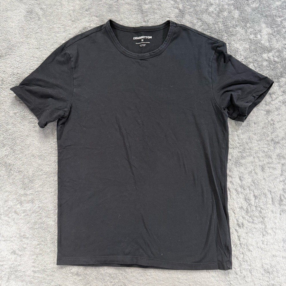 Bearbottom Men’s Supima Tee Black Short Sleeve Medium